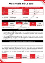 Auto Bill Of Sale
