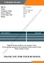 Calculate Invoice