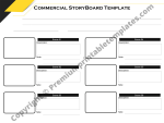 Commercial Storyboard Template PDF