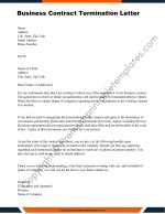 Contract Termination Letter