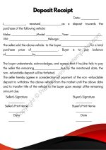Deposit Receipt Pdf