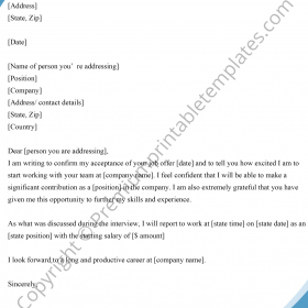 Employment Rejection Letter | Editable & PDF [Pack of 5]