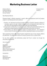 Marketing Business Letter