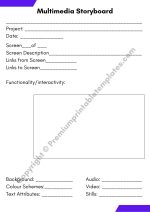 Multimedia Storyboard PDF