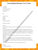 Printable Chronological Resume