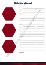 Printable Kids Storyboard