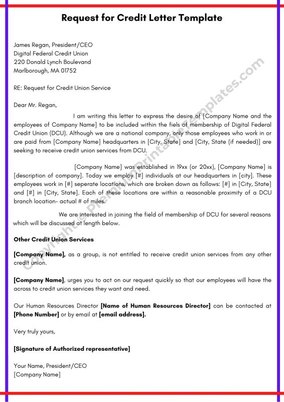 request-for-credit-letter-template-pack-of-5