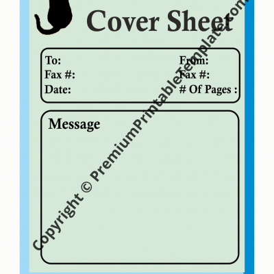 fax cover sheet template for mac