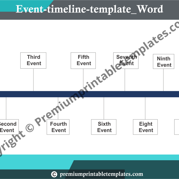 Event Timeline Template