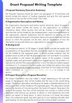 Grant Proposal Writing Template PDF