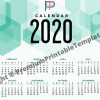 2020 Yearly Printable calendar