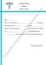 Doctors Note Work