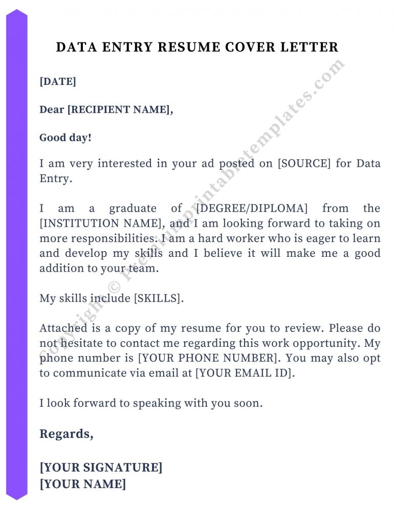Simple Cover Letter Pdf
