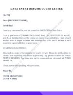 Simple Cover Letter Template