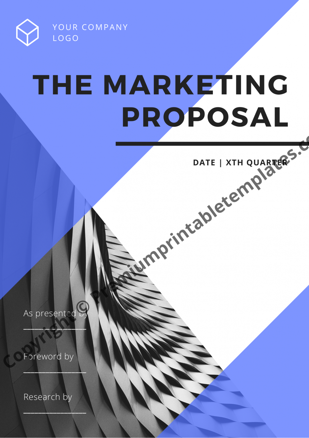 Marketing Strategy Proposal Template Word