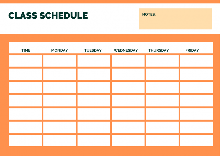 5+ Printable Schedule Templates In PDF & Docx - Premium Printable Templates