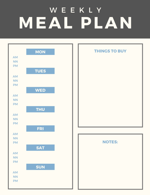 3 printable weekly planner templates premium printable