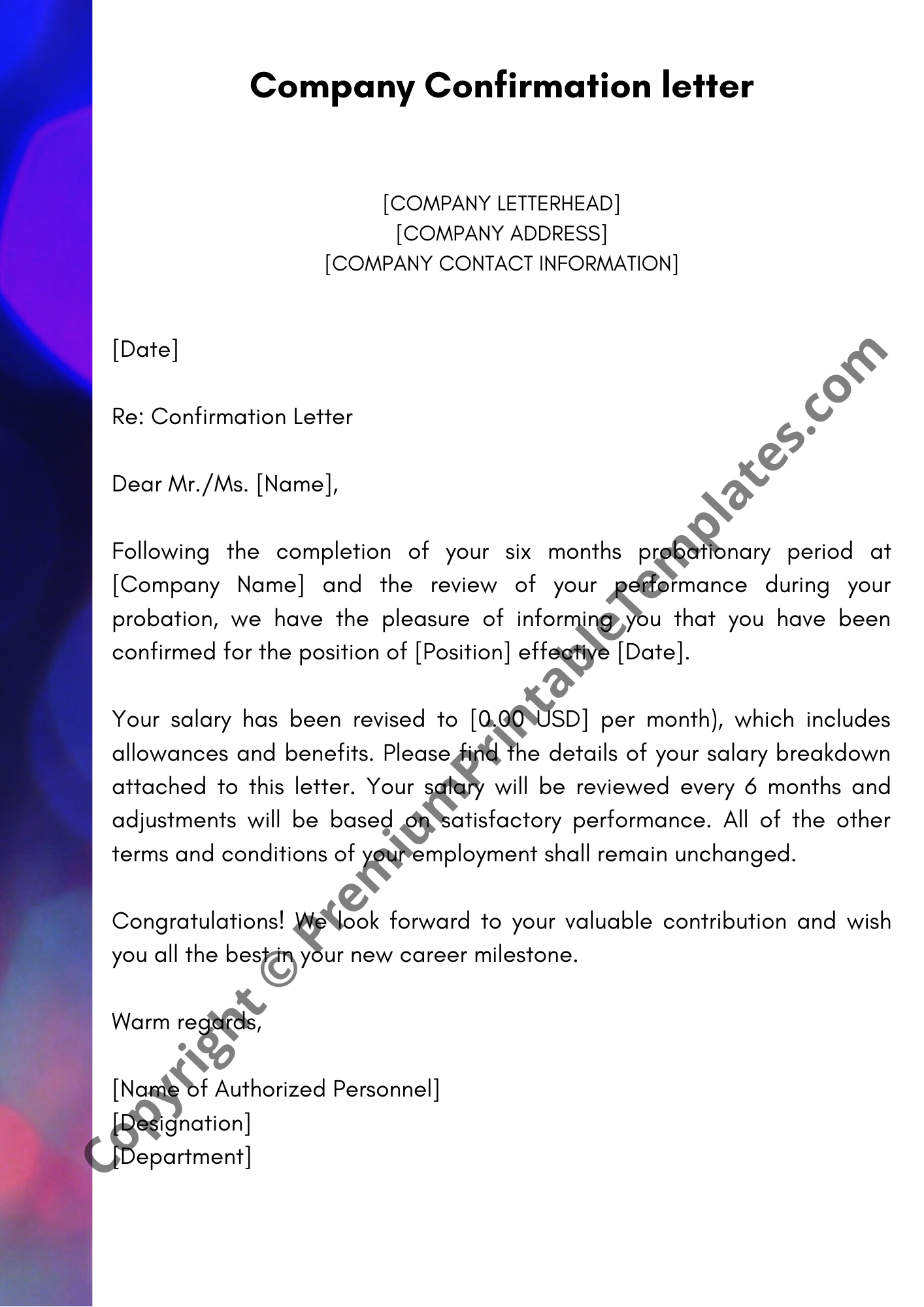 confirmation-letter-sample