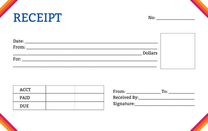 5 free printable receipt templates download premium printable templates