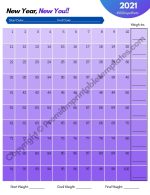 Keto diet planner template
