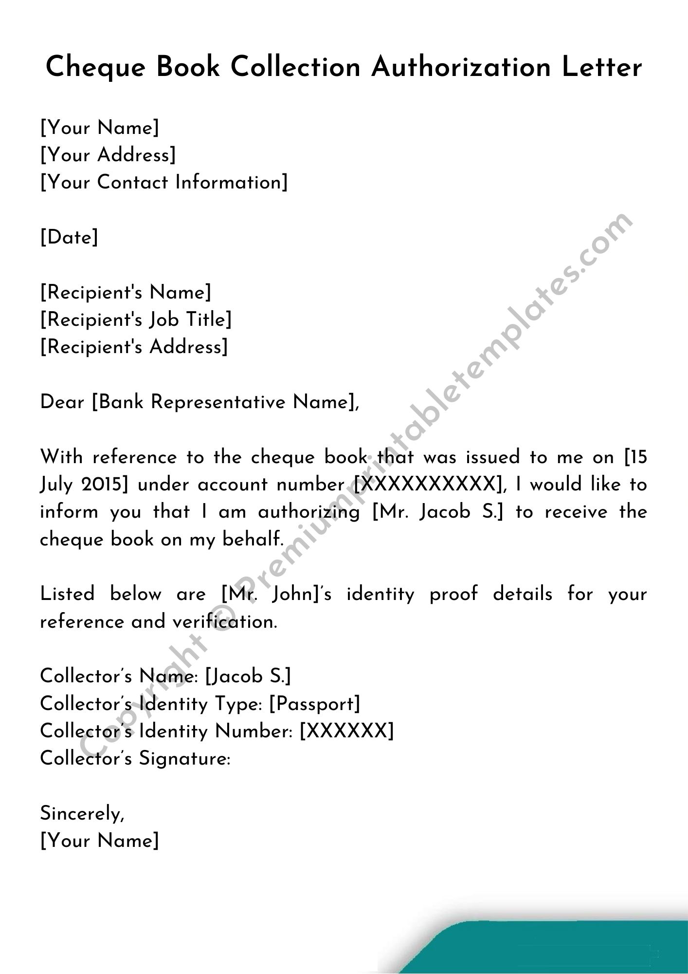 One Of The Best Info About Sample Authorization Letter To Collect 