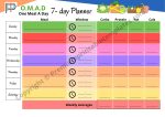 OMAD Planner: One Meal A Day Planner 7 day Weekly Calendar Menu OMAD Planner: One Meal A Day Planner 7 day Weekly Calendar Menu