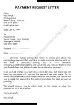 request letter for payment release