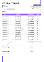 Expense Sheet