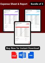 Expense Sheet & Report