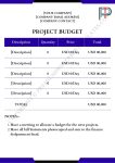 Project Budget Template Printable in PDF and Word [Pack of 2]