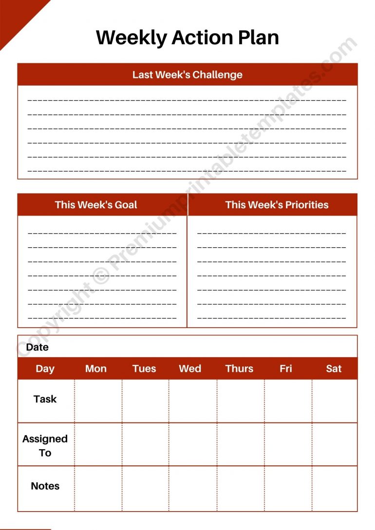 Business Planner Template