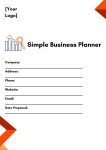 Business Planner Template Simple in PDF and Word