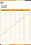 Academic Planner Template in PDF and Word [5 Pages]