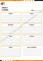 academic planner word
