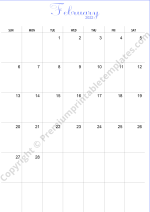 February 2022 Calendar