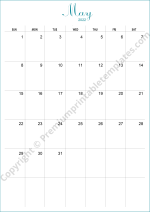 May 2022 Calendar