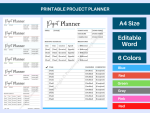 PRINTABLE PROJECT PLANNER