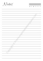 Printable Notes Template
