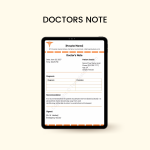 Doctors Note for Work PDF