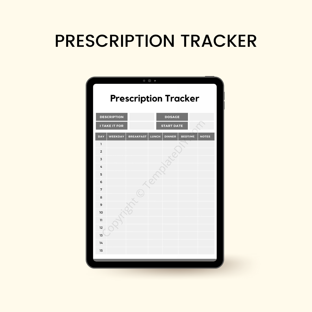 Best Prescription Tracker