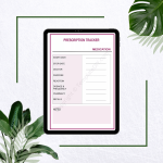 Printable Prescription Tracker