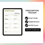 Prescription Tracker Pdf