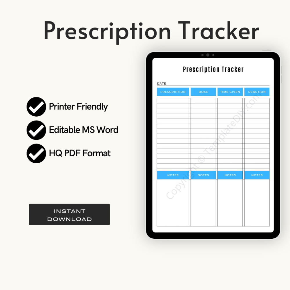 Best Prescription Tracker