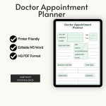 Doctor Appointment Planner Template