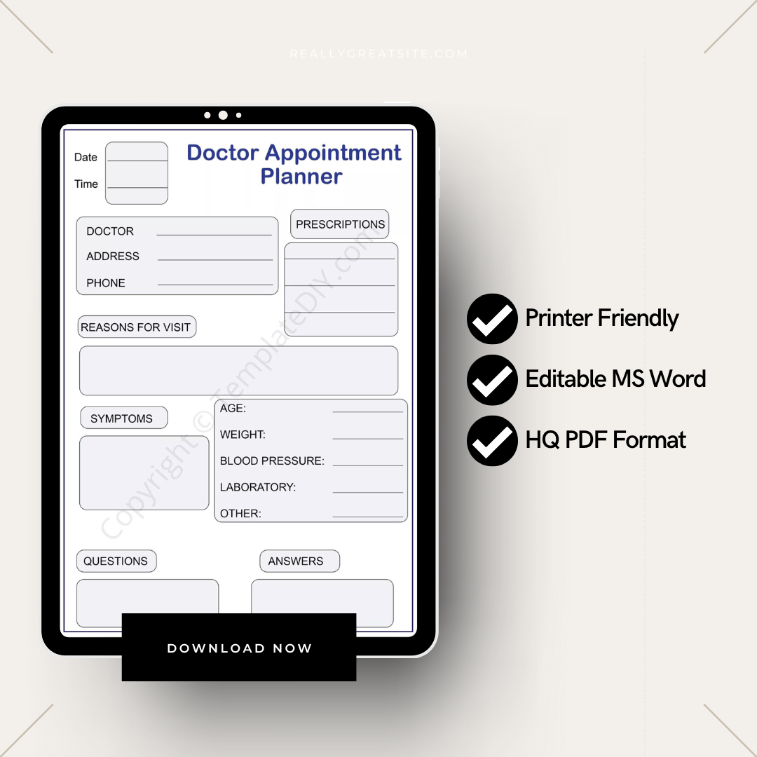 Doctor Appointment Planner PDF