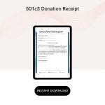 501c3 Donation Receipt