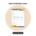 Bank Verification Letter Word