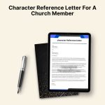 Character Reference Letter For A Church Member PDF