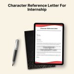 Character Reference Letter For Internship PDF