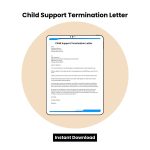 Child Support Termination Letter Word